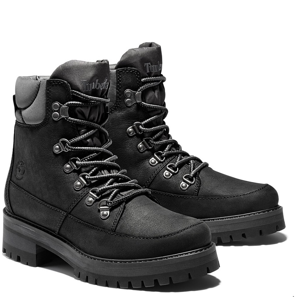 NWT Timberland Women's Courmayeur Valley Black
Waterproof Hiker Boots